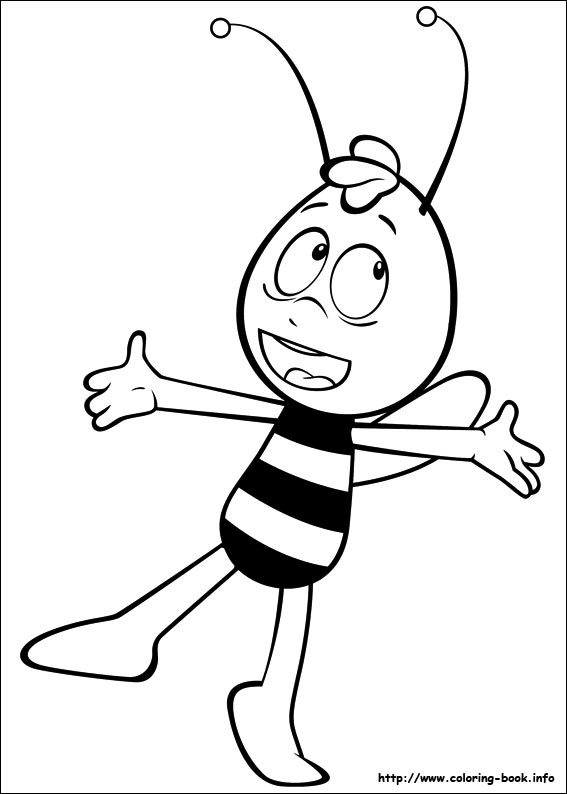 Maya the Bee coloring picture